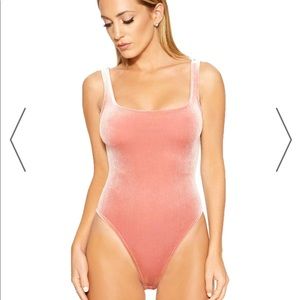 THE VELVET NW TANK BODYSUIT (brand new with tags)
